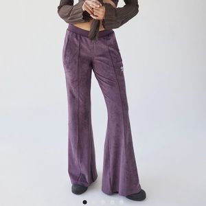 Adidas faux suede track pant